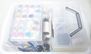 レジン用品の収納紹介 安いグッズで簡単収納- ハンドメイドアクセサリー Natural レジン
