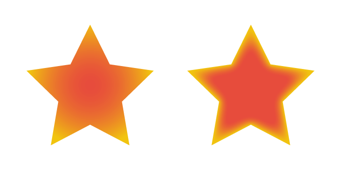 Illustratorで円形グラデーション・円形ストライプのフチを作る。ネクストページブログ