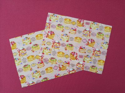 ランチョンマットの作り方 リバーシブル- ぎんがむちっく 手作り子ども服や可愛い小物たち