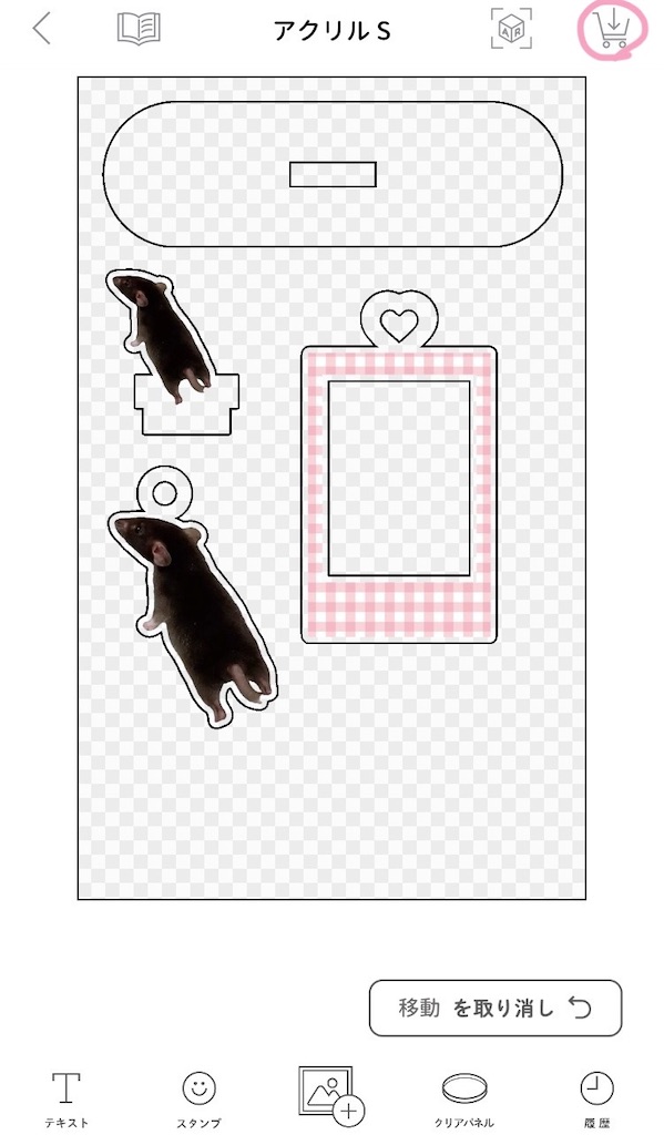 アクリーで楽しく自分デザインを作成TikTok