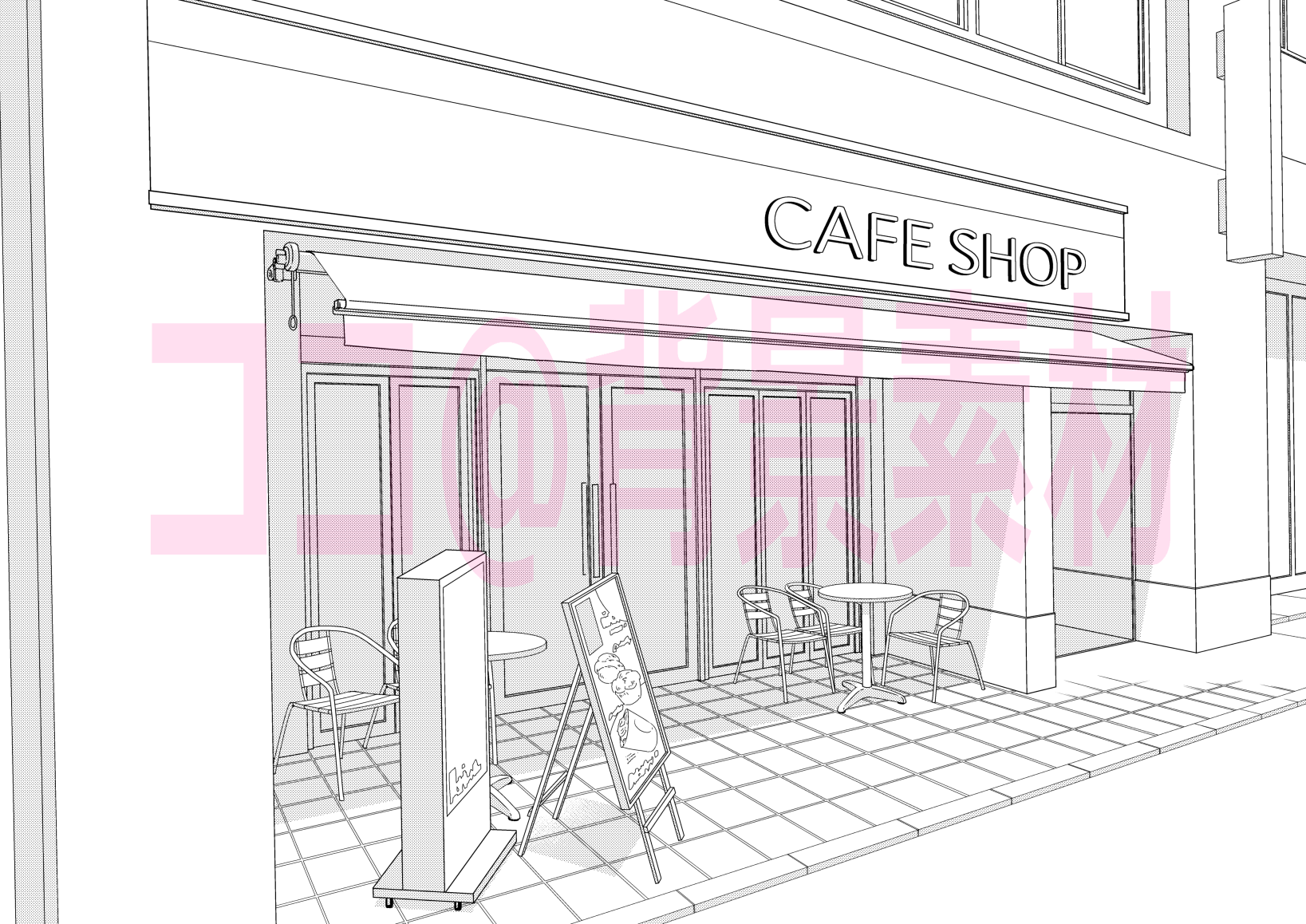 カフェの外観 - No: 181445写真素材なら「写真AC」無料 フリー ダウンロードOK