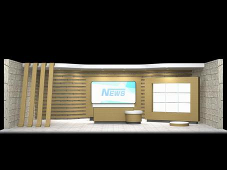 バーチャルスタジオテレビニュース放送イラスト3D 背景JPG 無料ダウンロード - Pikbest