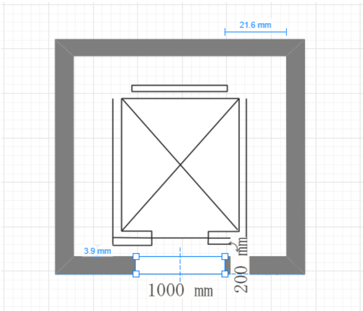 エレベーターを待つ女性のフリーイラストフリーイラスト・クラシック フリクラ