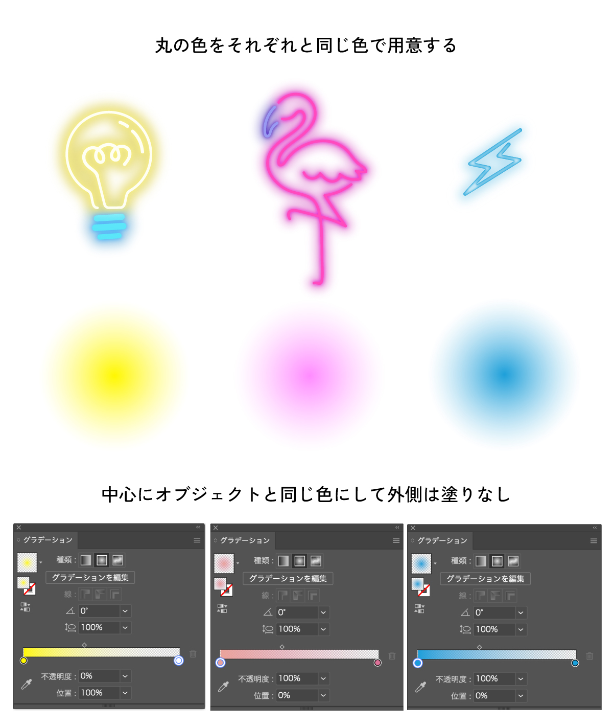 アイビスペイント ネオンを描く方法 - オンラインイラスト教室アタムアカデミ