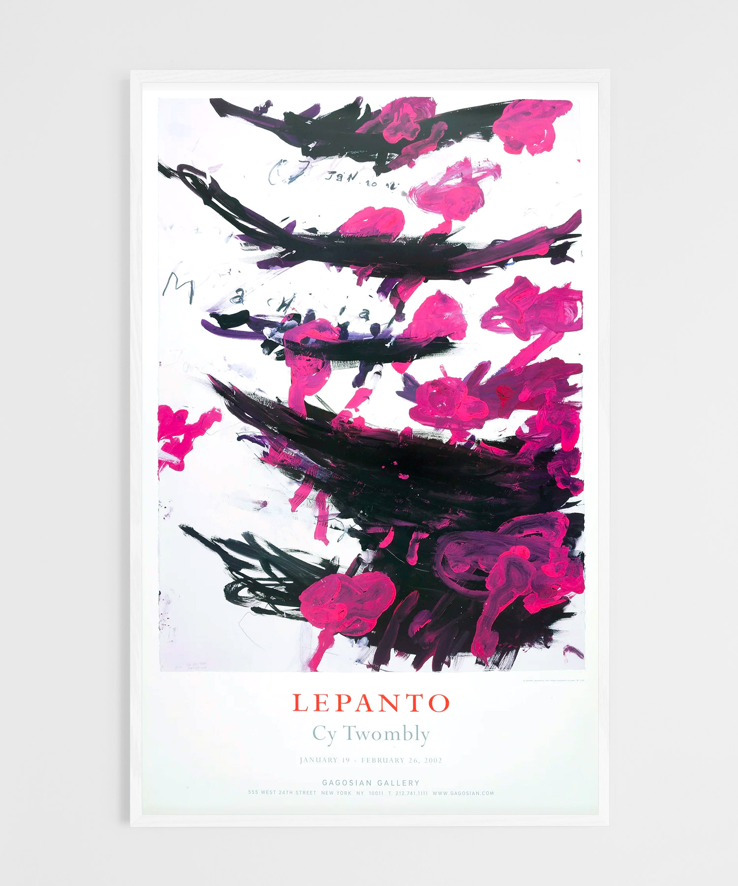 サイ・トゥオンブリー Cy Twomblyポスター Cy TwomblyKUNSTHAUS ZÜRICH 1987年にスイスで開催され