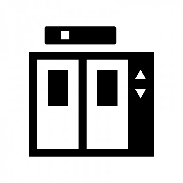 エレベータアイコン1アイコン素材ダウンロードサイト「icooon-mono」商用利用可能なアイコン素材が無料 フリー ダウンロードできるサイト