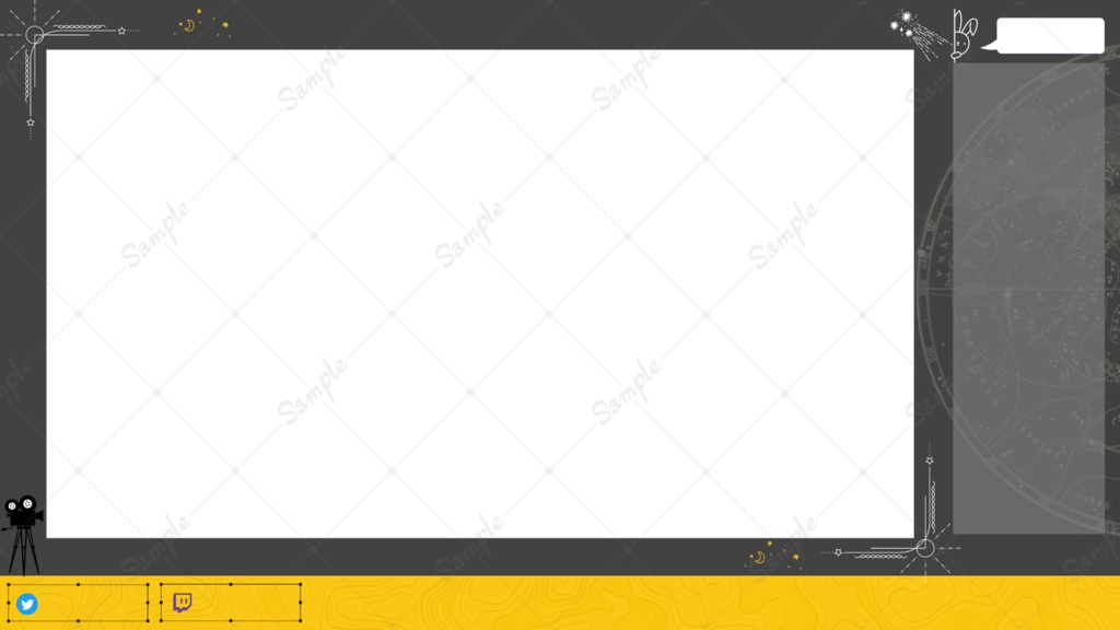 フリー素材 配信枠オーバーレイ 原神ver - DESIGN SIRO - BOOTH