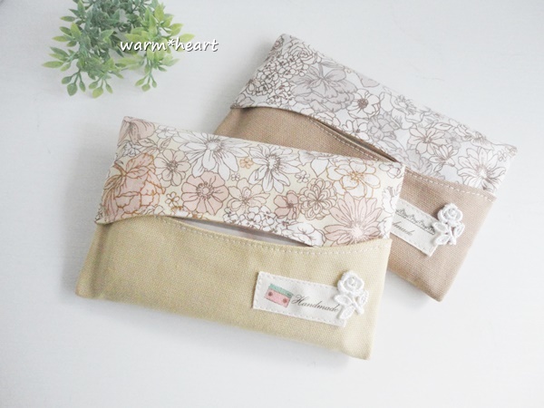 簡単！余った布で作る「ポケットティッシュケース付きポーチ」の作り方ぬくもり