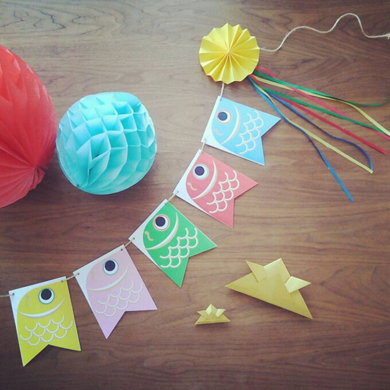 キッズパーティのアイデア☆手作りガーランド☆輝くママハッピー・ノート.com