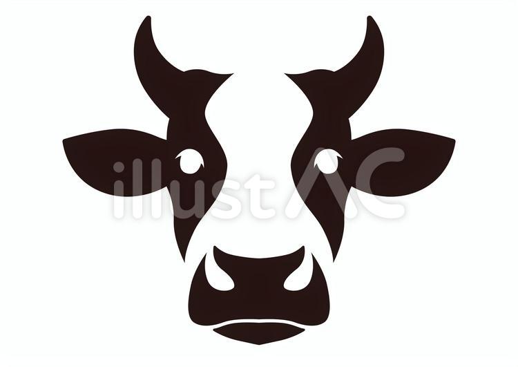 牛のアイコンフリーのアイコンイラスト素材 icon-pit