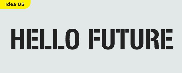 かっこいいデザイン英語フォント SF・スポーツ・今っぽい