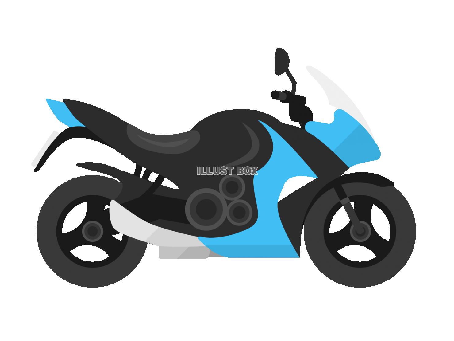 バイク イラスト 二輪 シンプルのイラスト素材 - PIXTA