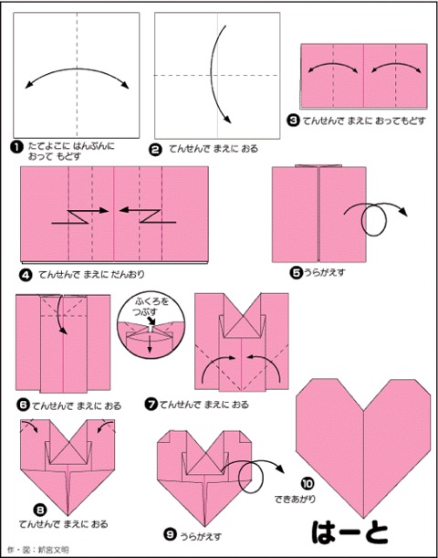 手紙 折り方 かわいい 正方形TikTok