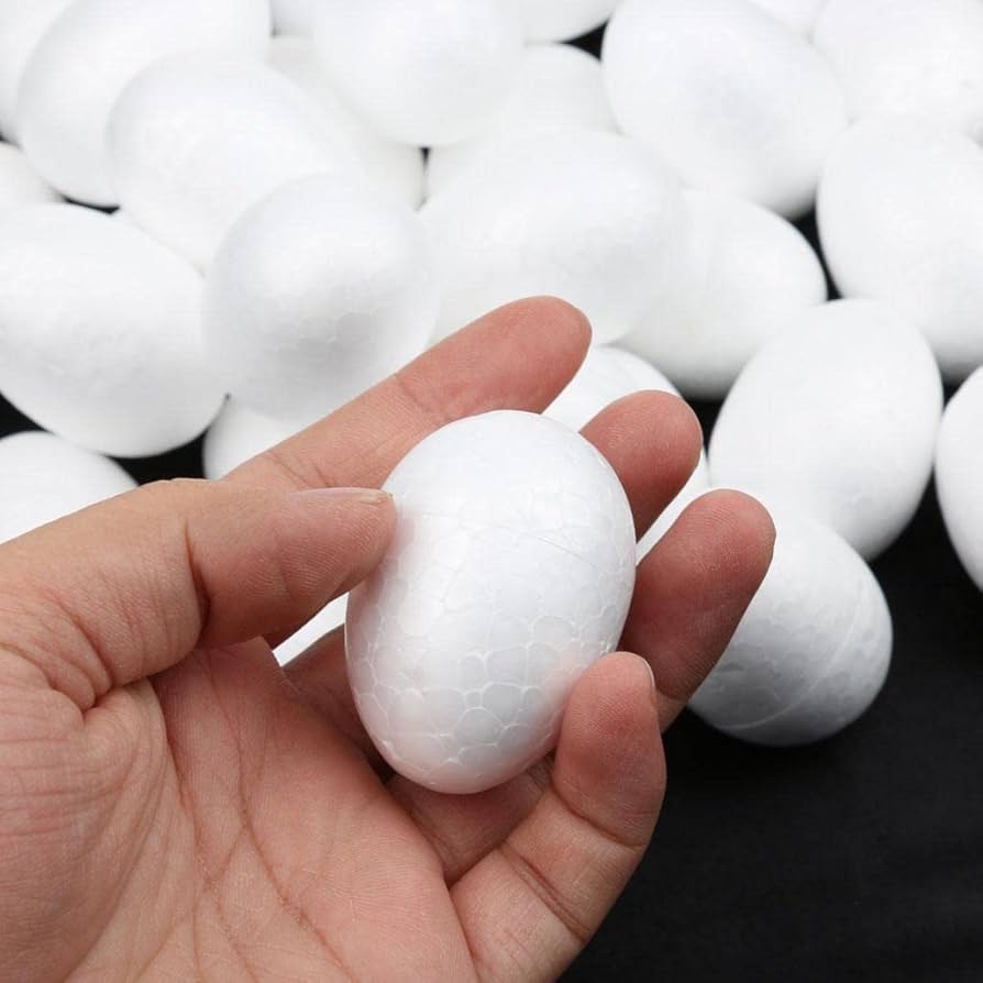 100均ダイソーの発泡スチロールパーツ商品一覧・サイズ。立方体やボール型が100円