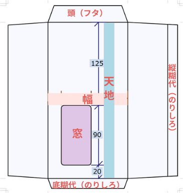 Wordでオリジナル封筒を作る方法！封筒展開図無料ダウンロード ※