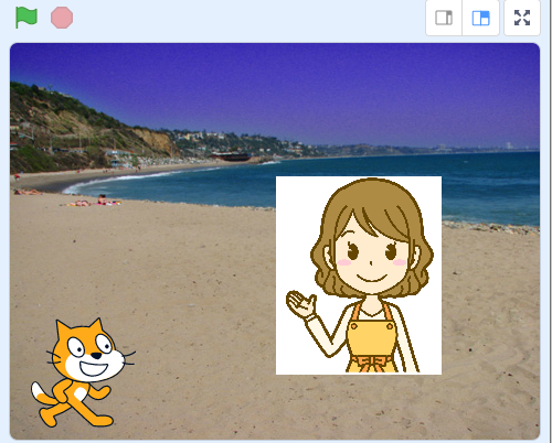 スクラッチ ネットの画像をスクラッチに取り込む子どものためのスクラッチ