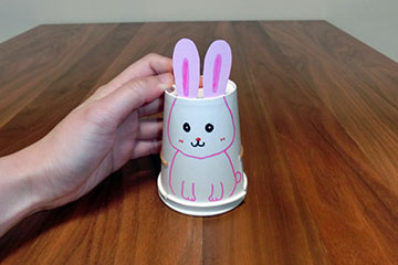 動く紙コップ工作「ツイストだこ」Paper Cup Craft 