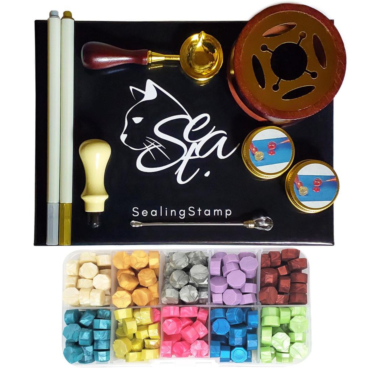 シーリングスタンプセット 電気炉