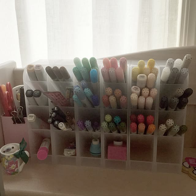 特価 21×15×25.5cm ペン マーカー コピック 収納 ラック キャビネット 多機能 デスク 整理 引き出し付き 組み立て式の入札履歴 -入札者の順位