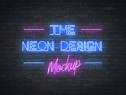ネオンサイン風タイトル&ロゴデザインおすすめ素材 英語フォント&ブラシ&アドオンで簡単つくるデポ