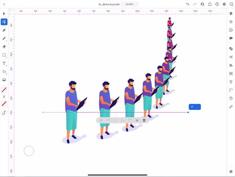 iPad版 illustrator が正式リリース！デスクトップ版と同じツールをApple Pencilやタッチで直感的に操作可能にCGinterest
