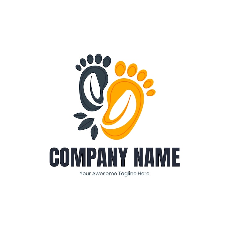 足跡 ロゴ 中カッティングステッカー 2枚1セット : Cutting sticker shop RESTT - 通販 - Yahoo!ショッピング