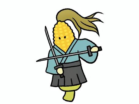 二刀流の美学イラスト・フリー素材なら「シンテリ」