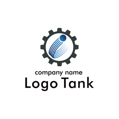 自由に伸びる歯車のロゴマーク販売ロゴマークの購入ならロゴ市ストア