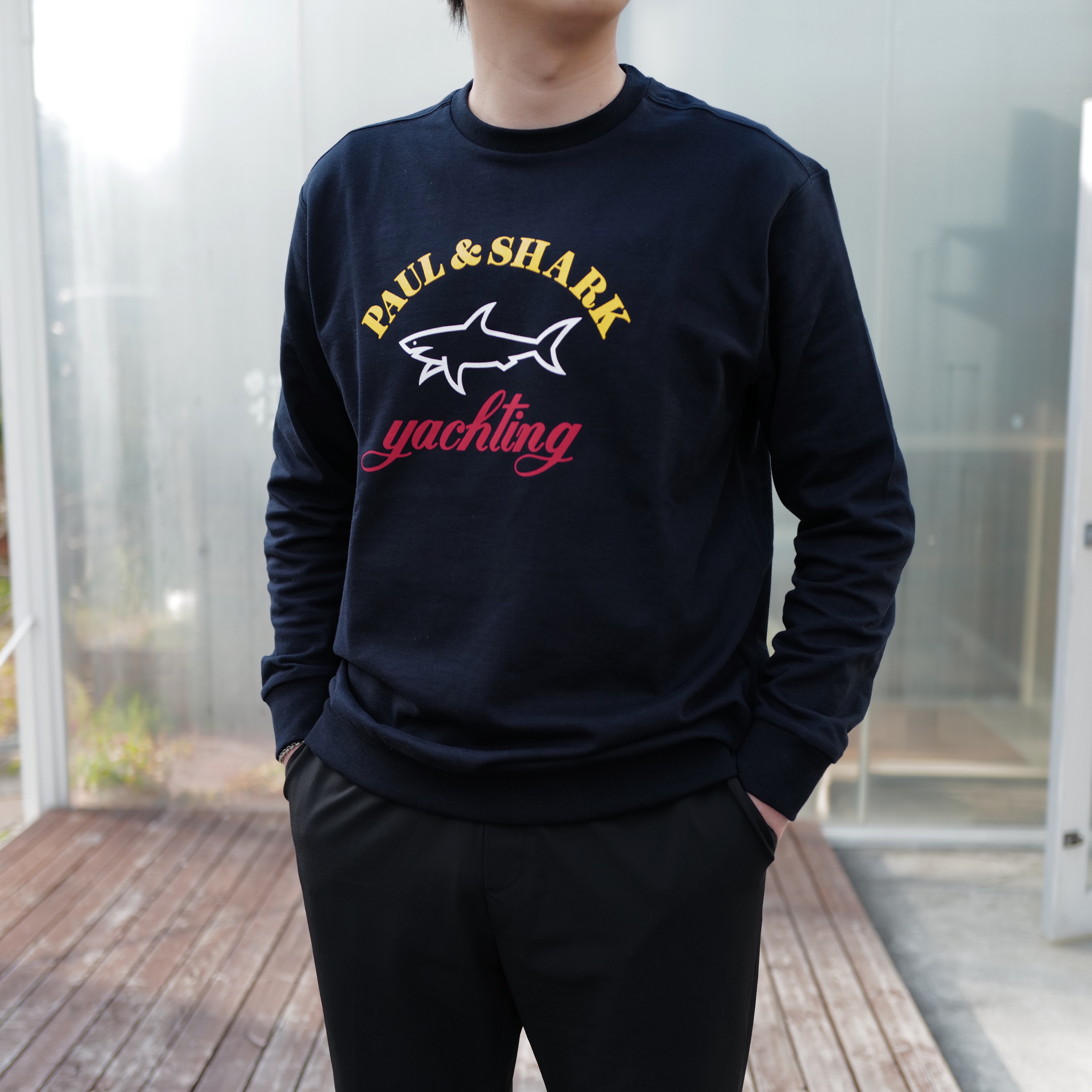 PAUL&SHARK ブランドロゴ 置き物 GLORYGUY & Cachetteコンセプトショップ初上陸のサメ PAUL&SHARK ポール