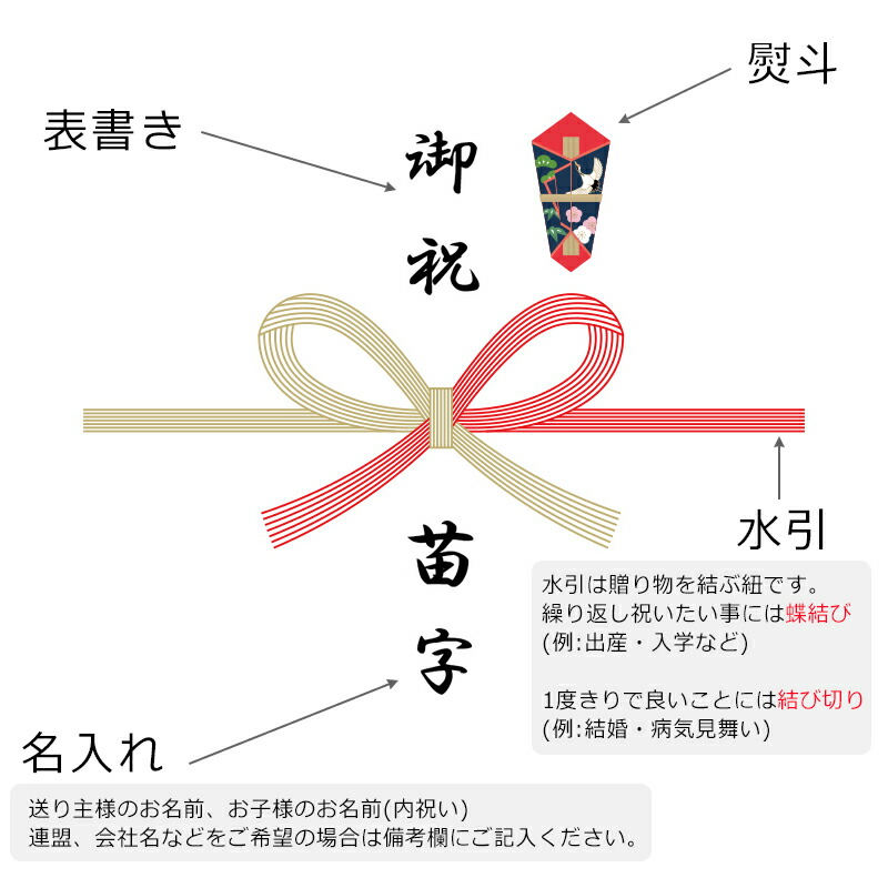 A4印刷 無料 可愛い のし紙 梅の花を散りばめたカジュアルなのし紙 蝶結びくるりえ