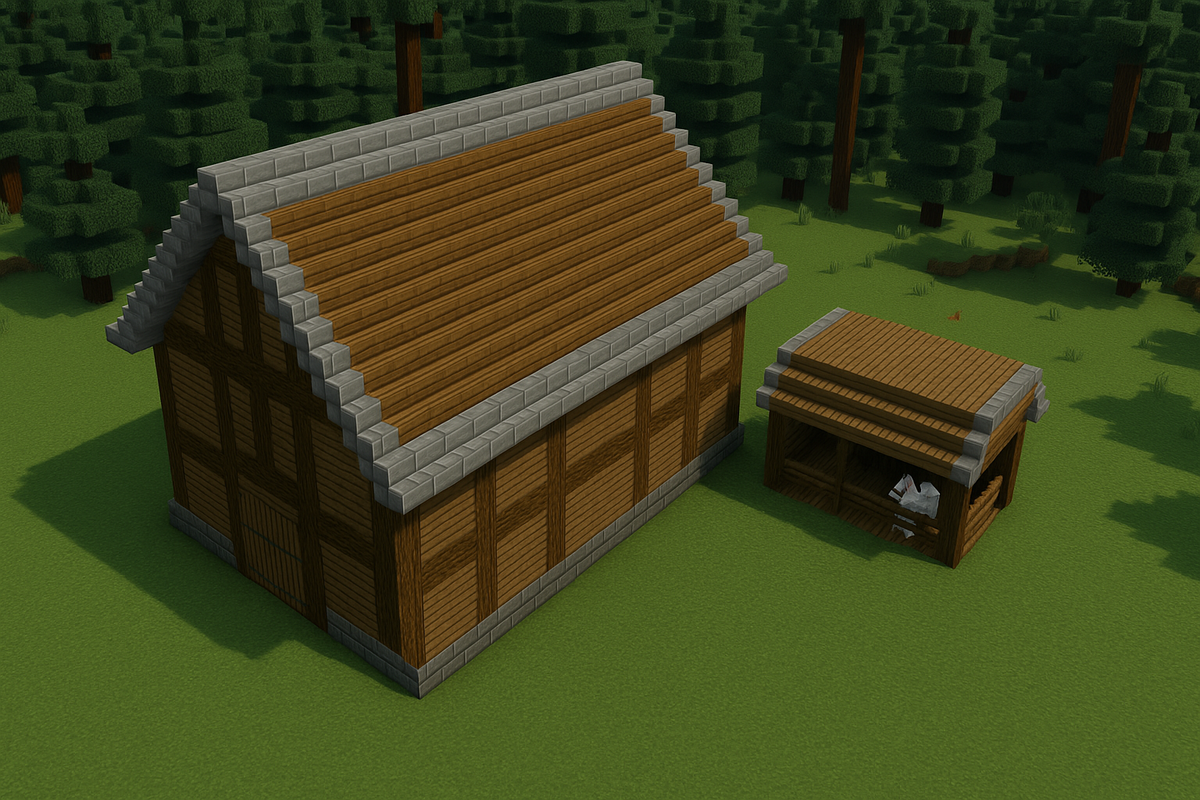 大がかりな建築！？倉庫作り！ マイクラ＃１０NORIのゆるゆるブログ