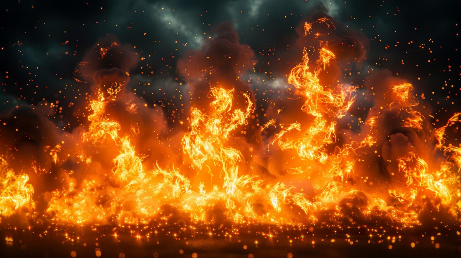 燃え広がる炎の無料のAI画像素材 - ID.91158フリー素材 ぱくたそ