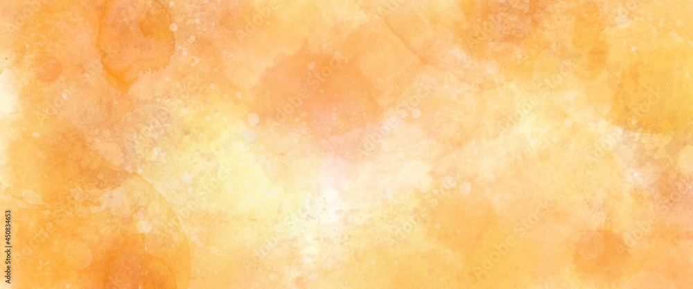 フリーイラストオレンジ色の背景と光の玉ボケパブリックドメインQ：著作権フリー画像素材集