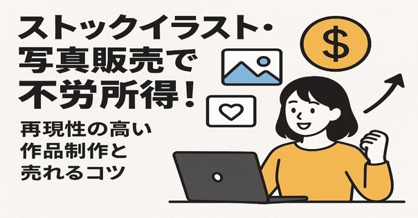 PIXTAなど ストックイラストが売れない理由、３つ。 - めたろんブログ