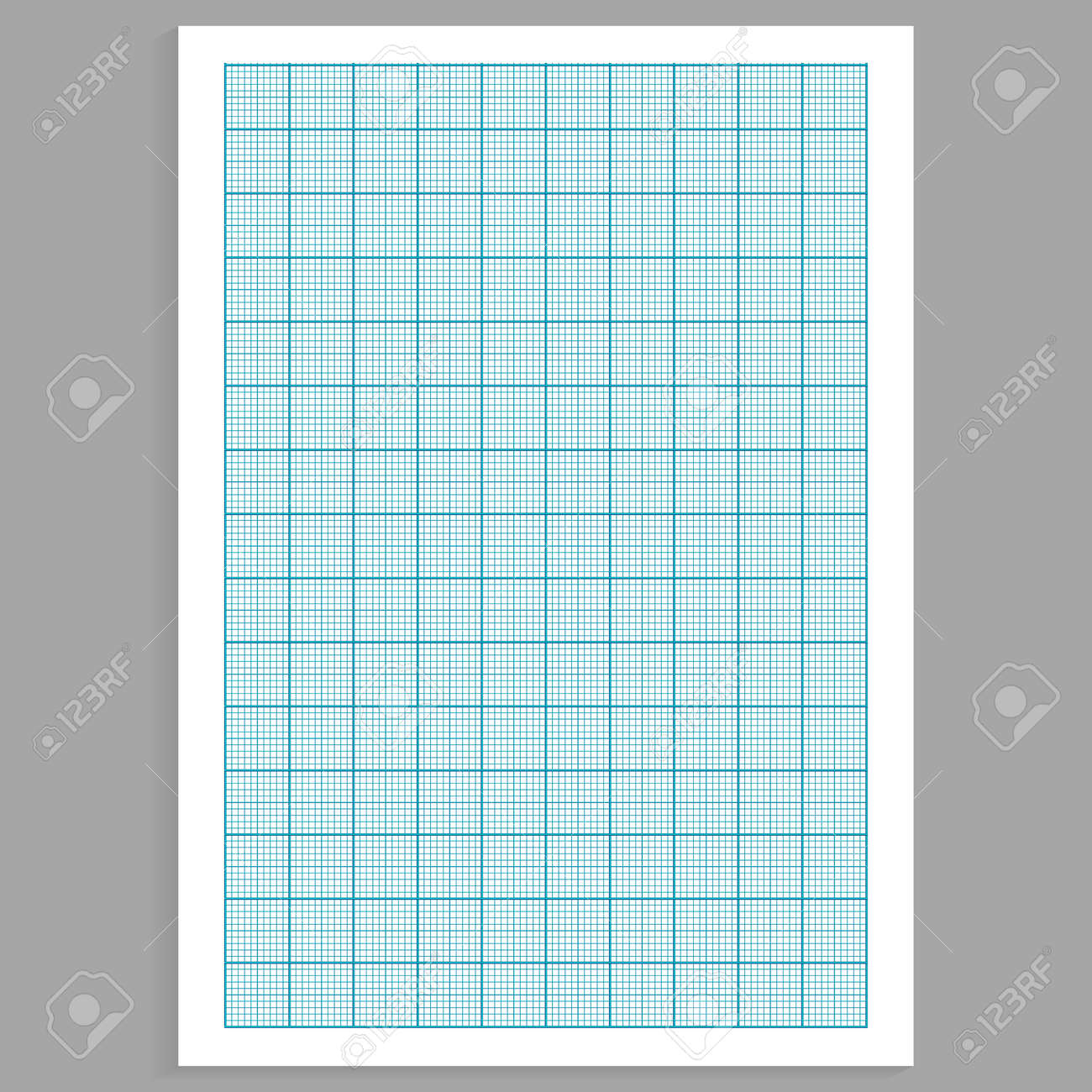 用紙のプリント 方眼紙 名前記入欄なし 横 学習プリント.com