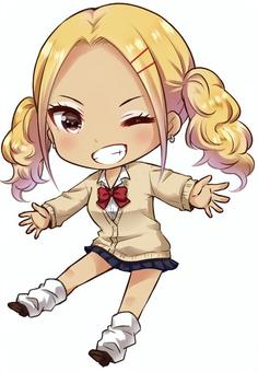 ギャル 女の子のイラスト素材 - PIXTA