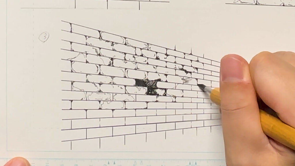 マンガ用 誰でも簡単！レンガの描き方３パターンとその手順！TAIGA KAMEYAMA