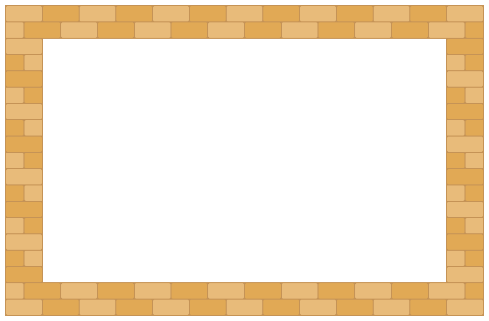 レンガ無料イラスト＆かわいいフリー素材集 ねこ画伯コハクちゃん