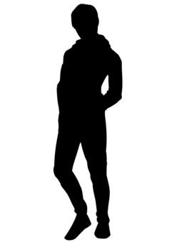 人物のシルエット素材 全３０種- 公小屋 - BOOTH