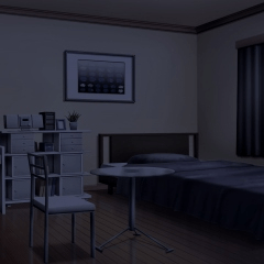 フリー素材 パソコン部屋２ 4枚背景イラストみんちりえ