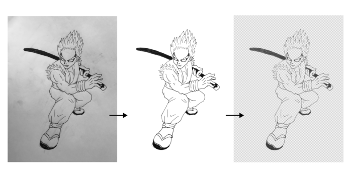 GIMPの線画抽出GIMPの使い方