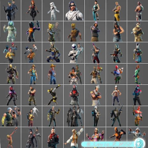 フォートナイト全スキン一覧日本最大級のフォートナイト フレンド募集専門サイト クランスキル