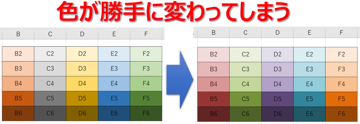 Excel グラフをおしゃれな色に！配色パターンを交換する
