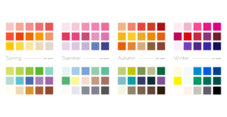 パーソナルカラー イエローベース ブルーベースの女性 イラスト素材6469603- フォトライブラリ