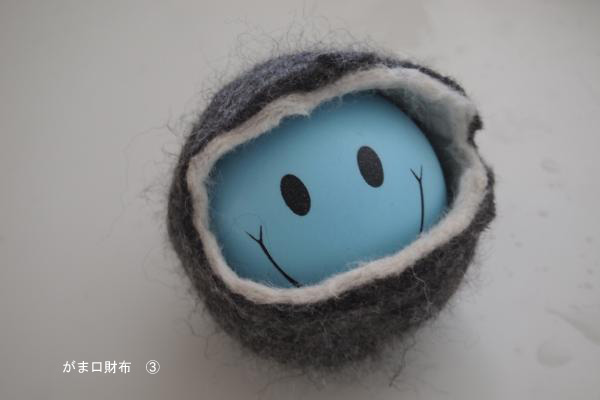 カエルのがま口財布👛 久しぶりに作ったよ🐸羊毛フェルト水フェルトオーダー承ります筑紫野市ハンドメイド教室miopao_factory