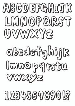 丸文字 アルファベットの写真素材 - PIXTA