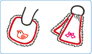 バイアス始末の方法 - ぎんがむちっく 手作り子ども服や可愛い小物たち