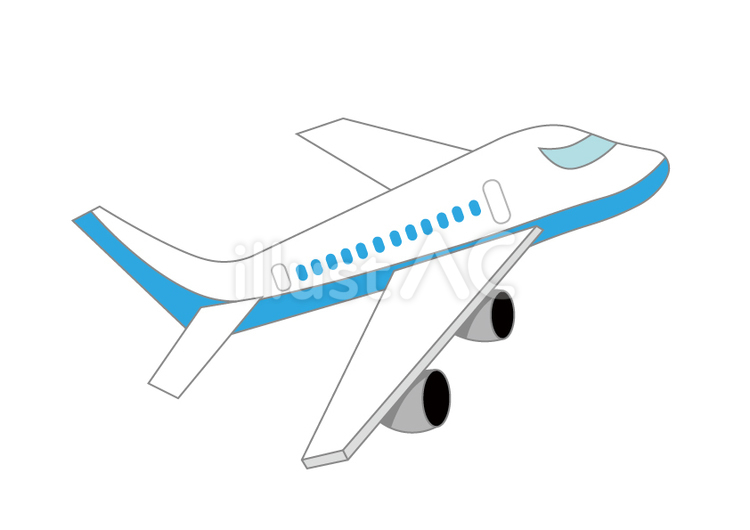 飛行機 素材 イラスト289 無料画像