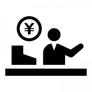 レジ無料のAi・PNG白黒シルエットイラスト