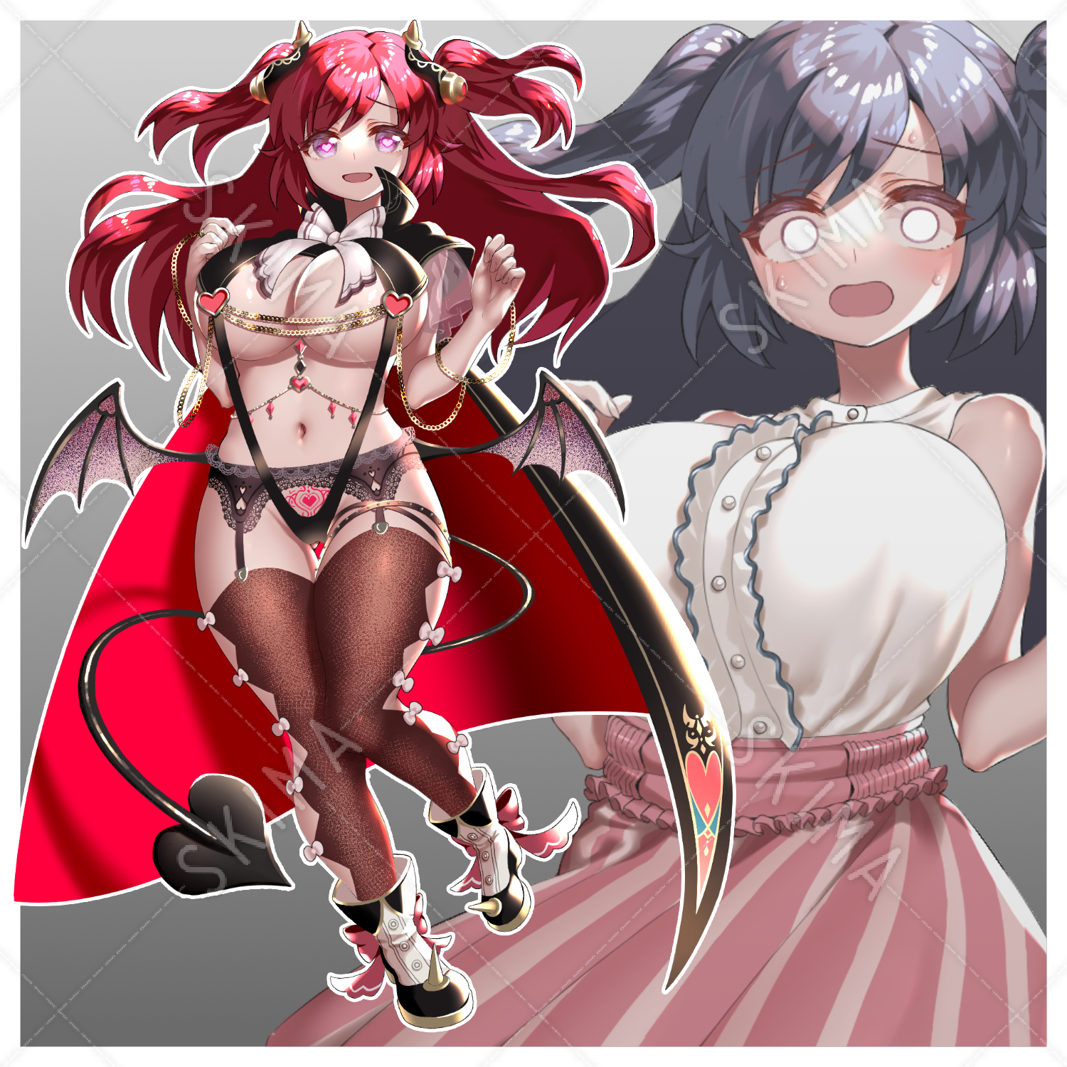 はだけて脱げるギミック付きサキュバス衣装『Allure Succubus』の製作について |